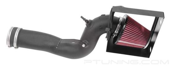 Picture of AirCharger Black Composite Cold Air Intake System with Red Filter