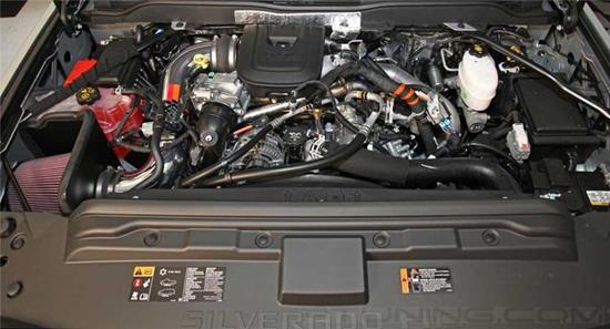 Picture of 77 Series High-Flow Performance Aluminum Polished Cold Air Intake System with Red Filter