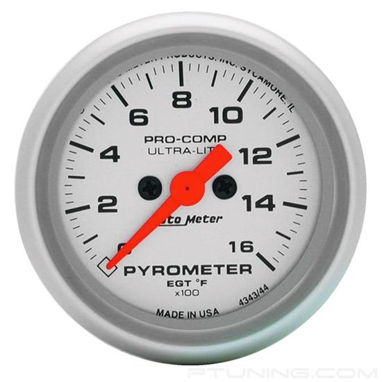 Picture of Ultra-Lite Series 2-5/8" EGT Pyrometer Gauge, 0-1600 F