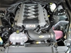 Picture of Dam Black Composite Cold Air Intake System with Track Day Red Filter