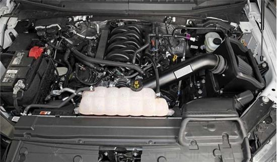 Picture of Blackhawk Induction Aluminum Textured Black Cold Air Intake System with Black Filter