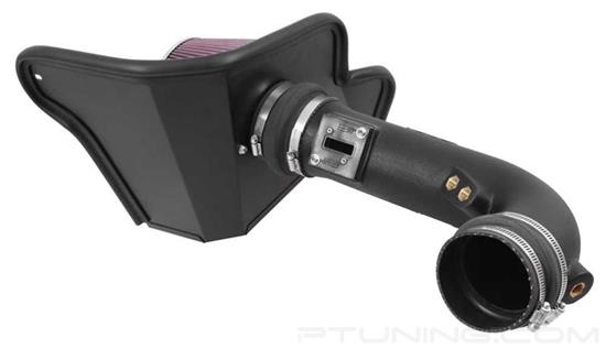 Picture of AirCharger Black Composite Cold Air Intake System with Red Filter