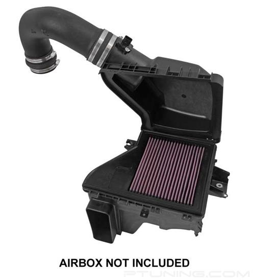 Picture of FIPK Generation II Black Composite Cold Air Intake System with Red Filter