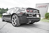 Picture of Black Series Aluminized Steel Muffler Delete Axle-Back Exhaust System with Split Rear Exit