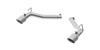 Picture of Pro Series 304 SS Muffler Delete Axle-Back Exhaust System with Split Rear Exit