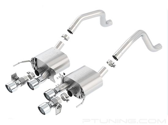 Picture of ATAK 304 SS Axle-Back Exhaust System with Quad Rear Exit