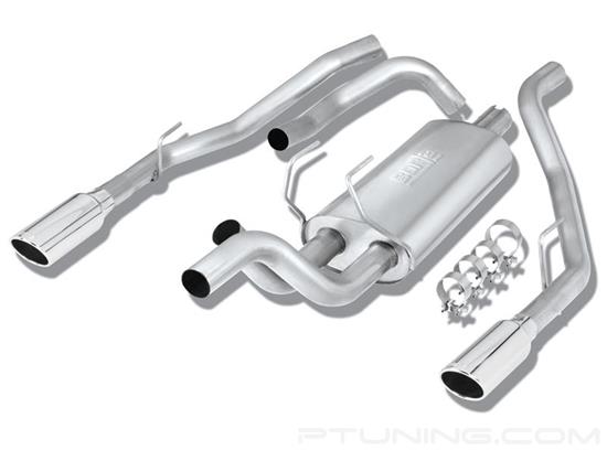 Picture of S-Type Stainless Steel Cat-Back Exhaust System with Split Rear Exit