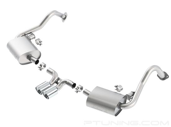 Picture of S-Type Stainless Steel Cat-Back Exhaust System with Dual Rear Exit