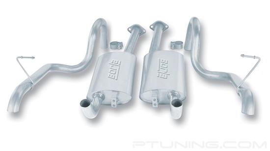 Picture of S-Type Stainless Steel Cat-Back Exhaust System with Split Rear Exit