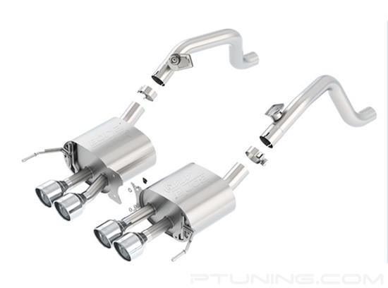 Picture of ATAK 304 SS Axle-Back Exhaust System with Quad Rear Exit