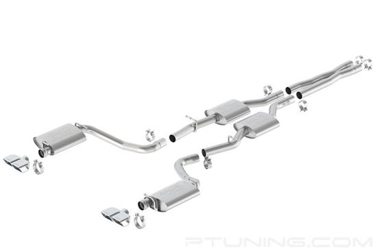Picture of ATAK Stainless Steel Cat-Back Exhaust System with Quad Rear Exit