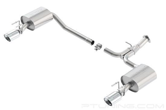 Picture of S-Type Stainless Steel Axle-Back Exhaust System with Split Rear Exit