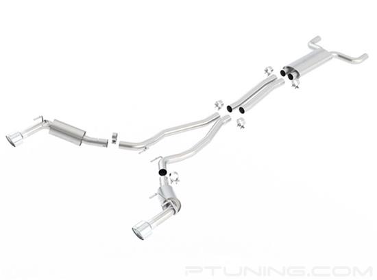 Picture of S-Type Stainless Steel EC-Type Approved Cat-Back Exhaust System with Split Rear Exit