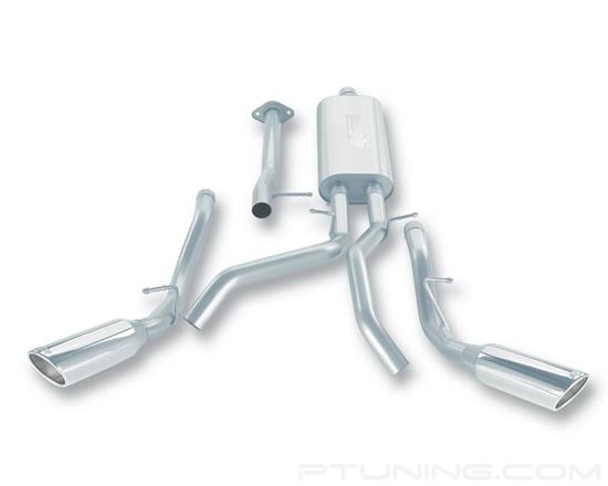 Picture of Touring Stainless Steel Cat-Back Exhaust System with Split Side Exit