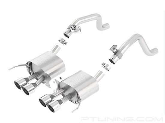 Picture of ATAK 304 SS Axle-Back Exhaust System with Quad Rear Exit