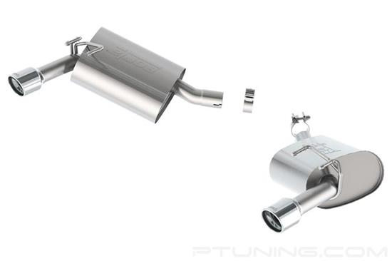 Picture of S-Type Stainless Steel Axle-Back Exhaust System with Split Rear Exit