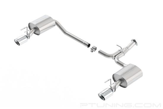 Picture of S-Type Stainless Steel Axle-Back Exhaust System with Split Rear Exit