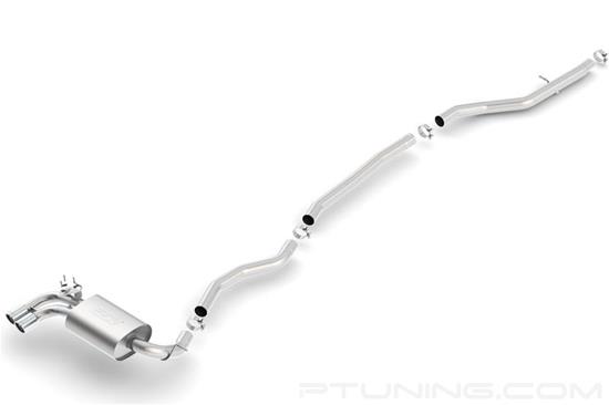 Picture of S-Type Stainless Steel Cat-Back Exhaust System with Dual Rear Exit