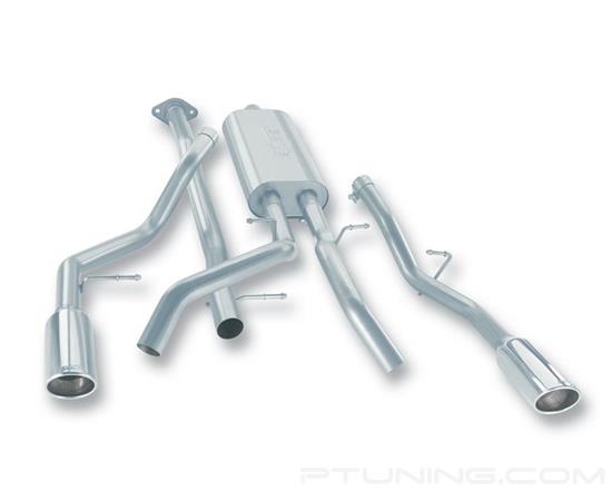 Picture of Touring Stainless Steel Cat-Back Exhaust System with Split Rear Exit