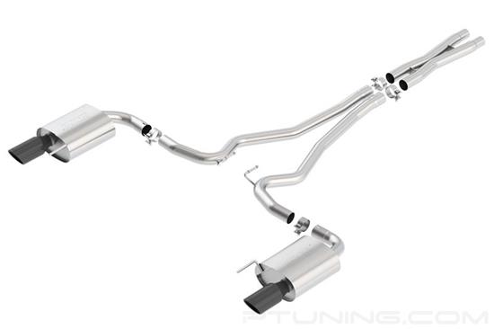 Picture of S-Type Stainless Steel Cat-Back Exhaust System with Split Rear Exit