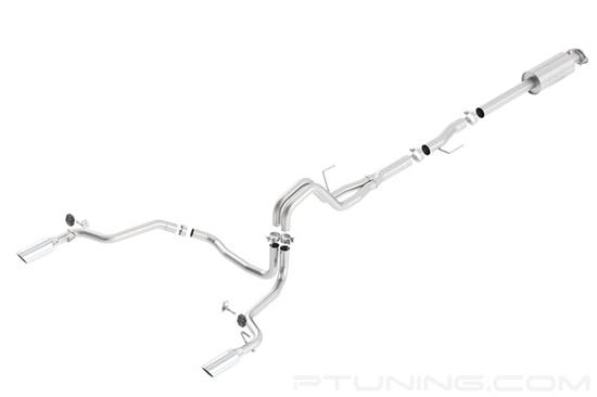 Picture of ATAK Stainless Steel Cat-Back Exhaust System with Split Rear Exit