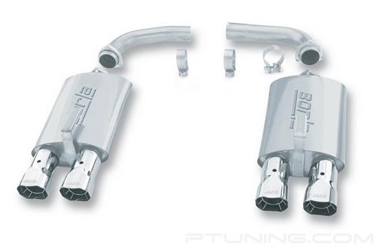 Picture of S-Type Stainless Steel Axle-Back Exhaust System with Quad Rear Exit