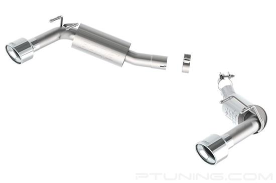 Picture of S-Type Stainless Steel Axle-Back Exhaust System with Split Rear Exit