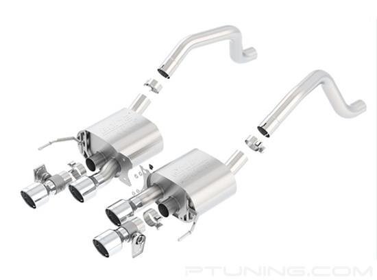 Picture of ATAK 304 SS Axle-Back Exhaust System with Quad Rear Exit