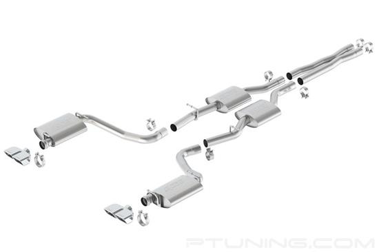 Picture of S-Type Stainless Steel Cat-Back Exhaust System with Quad Rear Exit