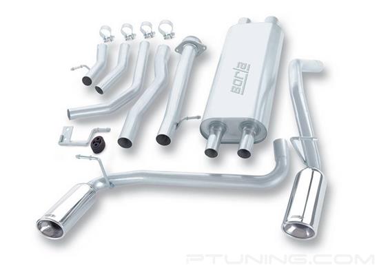 Picture of Touring Stainless Steel Cat-Back Exhaust System with Split Rear Exit