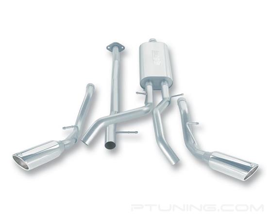 Picture of Touring Stainless Steel Cat-Back Exhaust System with Split Side Exit
