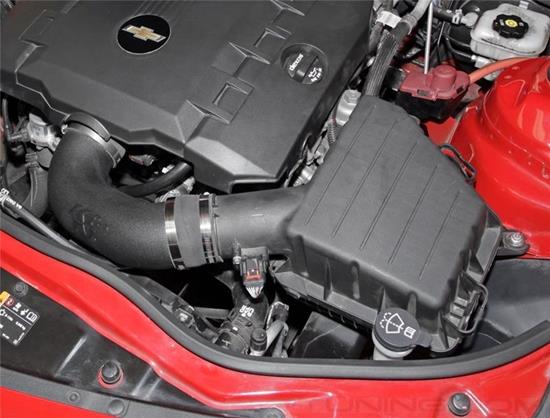 Picture of FIPK Generation II Black Composite Cold Air Intake System with Red Filter