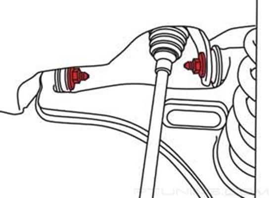 Picture of Front Camber/Caster Adjustment Bolt Kit ±0.30 Degree