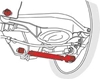 Picture of Rear Adjustable Camber Arm and Toe Cam Bolt with Locking Plates