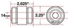 Picture of Jeep Series xAxis Sealed Flex Joint for Front Lower Control Arm