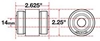 Picture of Jeep Series xAxis Sealed Flex Joint for Front Lower Control Arm