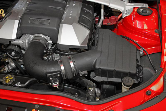 Picture of FIPK Generation II Black Composite Cold Air Intake System with Red Filter