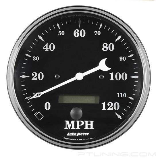 Picture of Old Tyme Black Series 5" Speedometer Gauge, 0-120 MPH