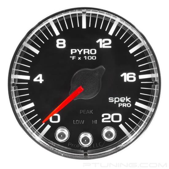 Picture of Spek-Pro Series 2-1/16" EGT Pyrometer Gauge, 0-2000 F