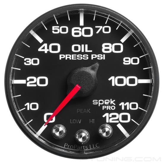 Picture of Spek-Pro Nascar Series 2-1/16" Oil Pressure Gauge, 0-120 PSI