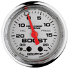 Picture of Marine 2-1/16" Chrome In-Dash Mount Mechanical Boost/Vacuum Gauge