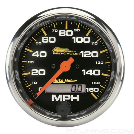 Picture of Pro-Cycle Series 3-3/4" Speedometer Gauge, 0-160 MPH, Black