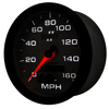 Picture of Phantom II Series 5" Speedometer Gauge, 0-160 MPH