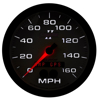 Picture of Phantom II Series 5" Speedometer Gauge, 0-160 MPH