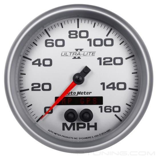Picture of Ultra-Lite II Series 5" Speedometer Gauge, 0-160 MPH