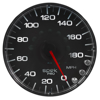 Picture of Spek-Pro Series 5" Speedometer Gauge, 0-180 MPH