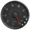 Picture of Spek-Pro Series 5" In-Dash Tachometer Gauge, 0-8,000 RPM