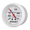 Picture of Marine 2-5/8" White In-Dash Mount Mechanical Boost/Vacuum Gauge