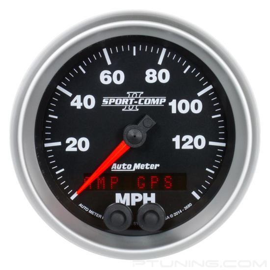 Picture of Sport-Comp II Series 3-3/8" Speedometer Gauge, 0-140 MPH