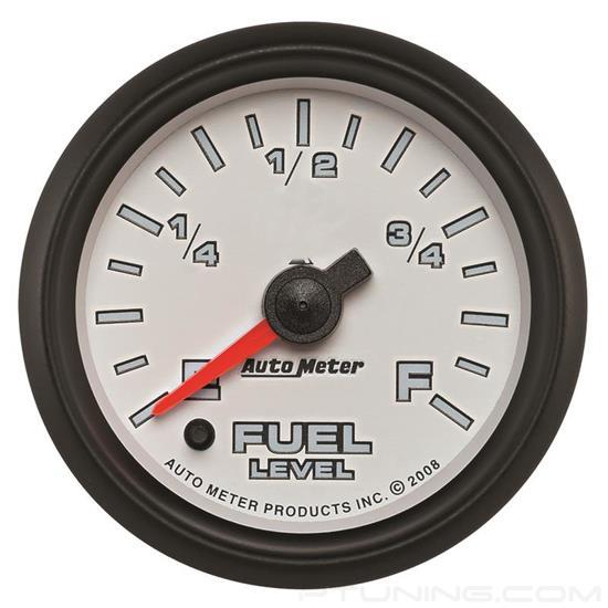 Picture of Pro-Cycle Series 2-1/16" Fuel Level Gauge, White/Black